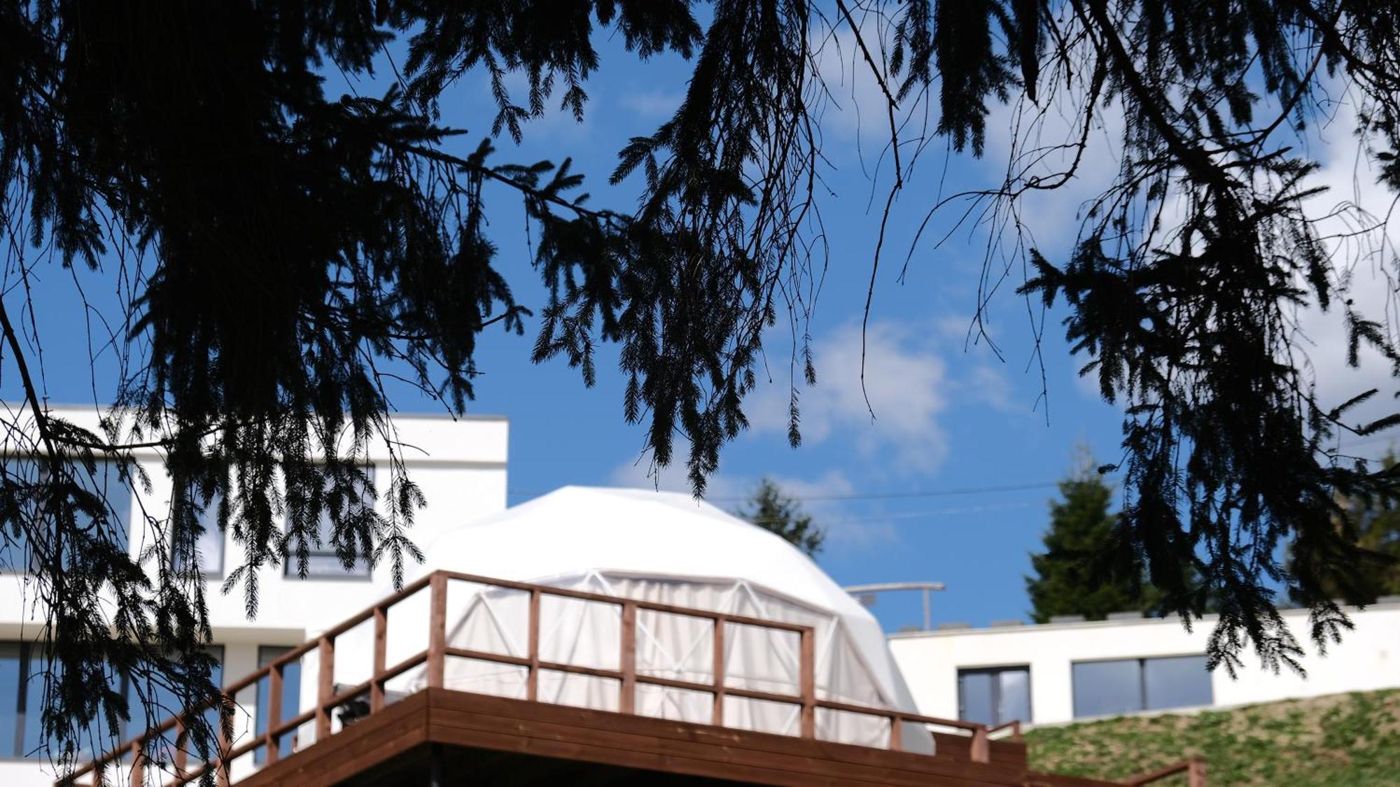 Глемпінг Де Вайб Hotel Vorokhta Eksteriør billede