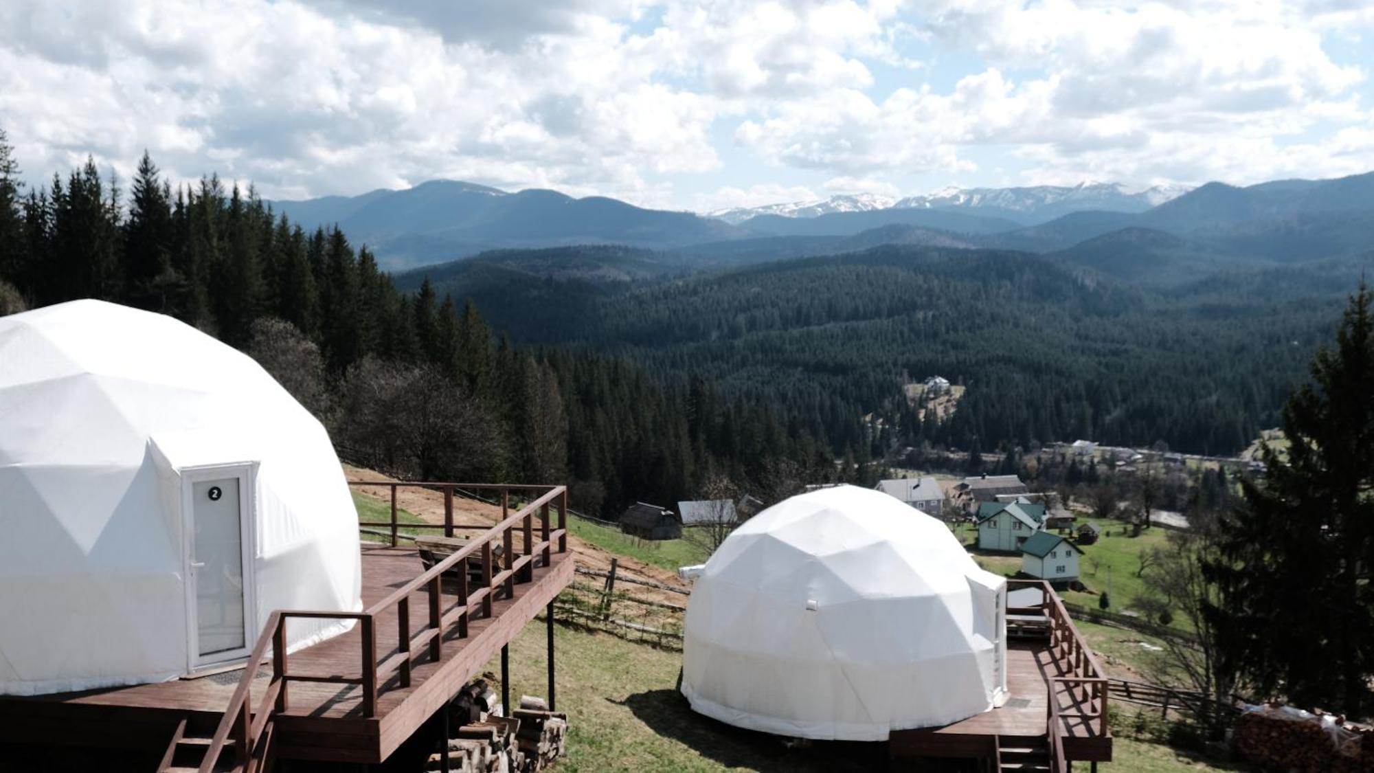 Глемпінг Де Вайб Hotel Vorokhta Eksteriør billede